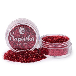 Purpurina Superstar color Rojo Fuego 5 ml.