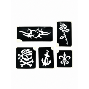 Diversas plantillas paquete 5 unidades.